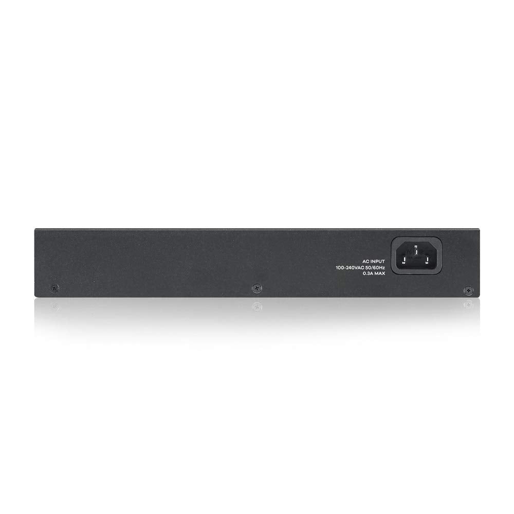 ZyXEL GS1100-24E Conmutador de red no administrado Gigabit Ethernet (10/100/1000) Negro switch - Switch de red (No administrado, Gigabit Ethernet (10/100/1000))
