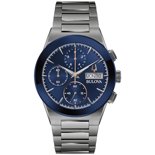 Bulova Reloj Cronógrafo para Hombres de Cuarzo con Correa en Acero Inoxidable 98C143