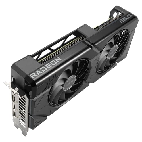 ASUS Dual Radeon RX 7700 XT OC Edition 12 GB GDDR6 - Tarjeta gráfica (AMD RDNA 3, PCIe 4.0, 12 GB de Memoria GDDR6, HDMI 2.1, DisplayPort 2.1)