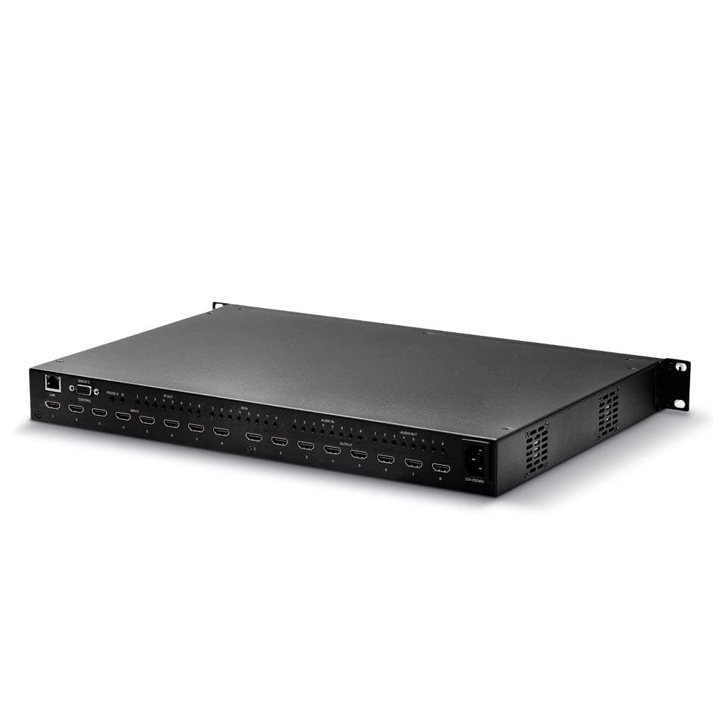 LINDY Matriz de vídeo 8x8 HDMI 18G con Escalador para Pared de Pantalla