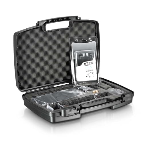 LD Systems MEI 1000 G2 B5 BUNDLE - Sistema de monitoraje intraauditivo inalámbrico con 2 petacas y 2 auriculares intraauditivos - 584-607 MHz