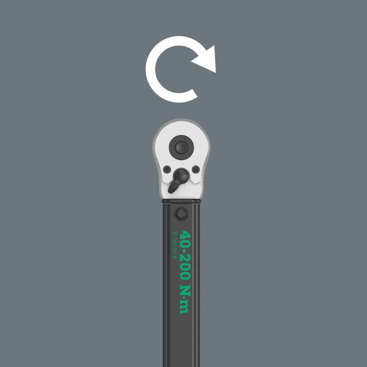 Wera 05075622001 Llave dinamométrica con carraca reversible Click-Torque C 3, 1/2", 40-200 NM