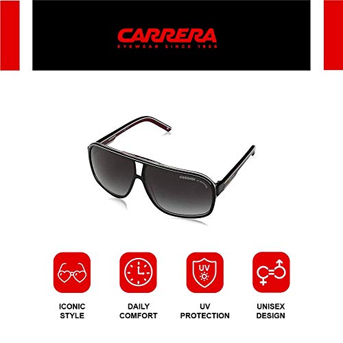 Carrera Gafas de Sol 33 Black Crystal Grey/Dark Grey Shaded 62/11/140 unisex
