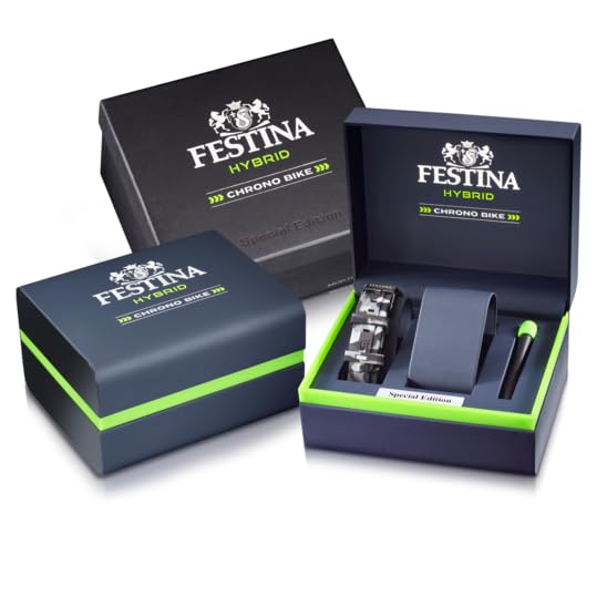 Festina Reloj Hombre F20548/2 Connected Caja de Acero Inoxidable 316l Rosa Correa de Acero Inoxidable 316l Negro