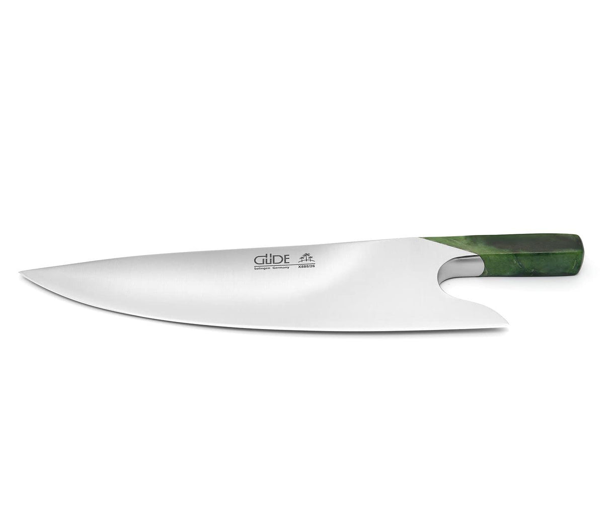 Güde Solingen - THE KNIFE forjado, 26 cm, JADE, Cuchillo De Concinero, Hecho a mano en Alemania