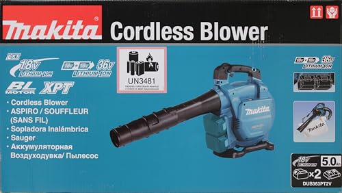 Makita DUB363PT2V Cordless Blower, 36 V