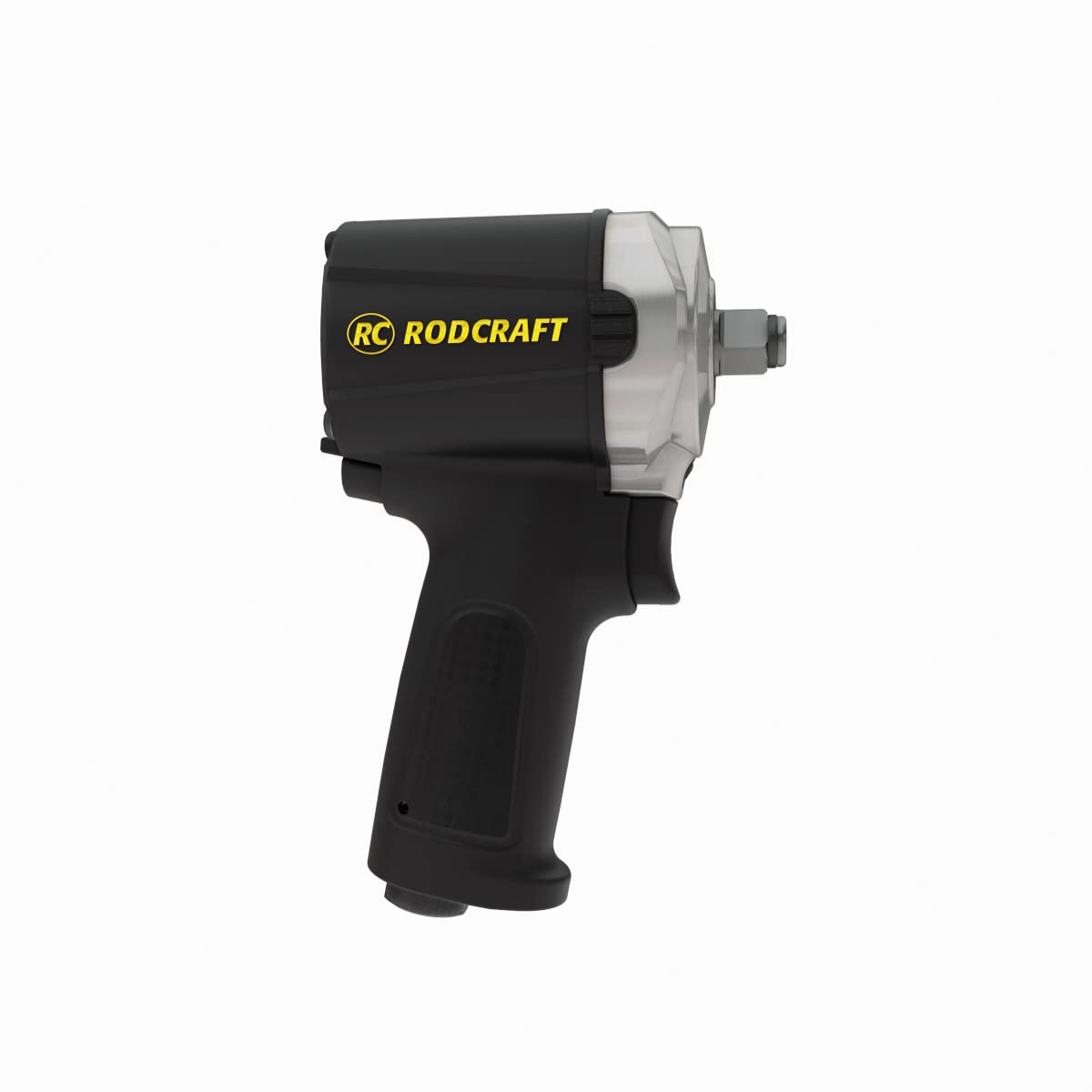 Rodcraft RC2203 - Llave de impacto neumática (1/2", 1254 Nm, 10500 rpm, manejo con una sola mano (derecha/izquierda), regulación de potencia (3 avances, 1 trasero)