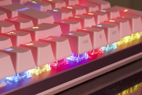 Glorious Gaming GMMK 2 Full Size (96%) - Teclado gaming mecánico, carcasa de aluminio, personalizable, keycaps dobles, switches Glorious Fox, RGB, distribuciones QWERTY español - Rosa
