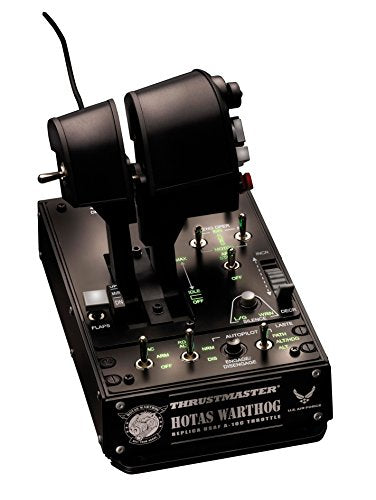 Thrustmaster - Hotas Warthog Dual Throttle - Réplica de mandos de potencia dobles del A-10C con licencia de la U.S. Air - Force para PC (Windows)