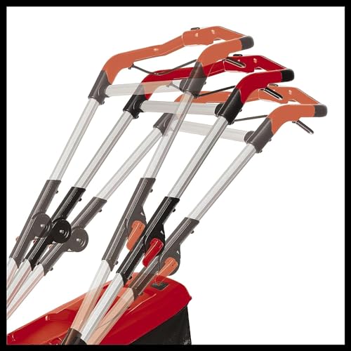 Einhell Cortacésped con batería GE-CM 36/37 Li + cizalla de hierba con batería GE-CG 18/1 Li Power X-Change (iones de Li, 2x18V, 37 cm anchura de corte, incl. 2 baterías 3Ah y 2 cargadores)