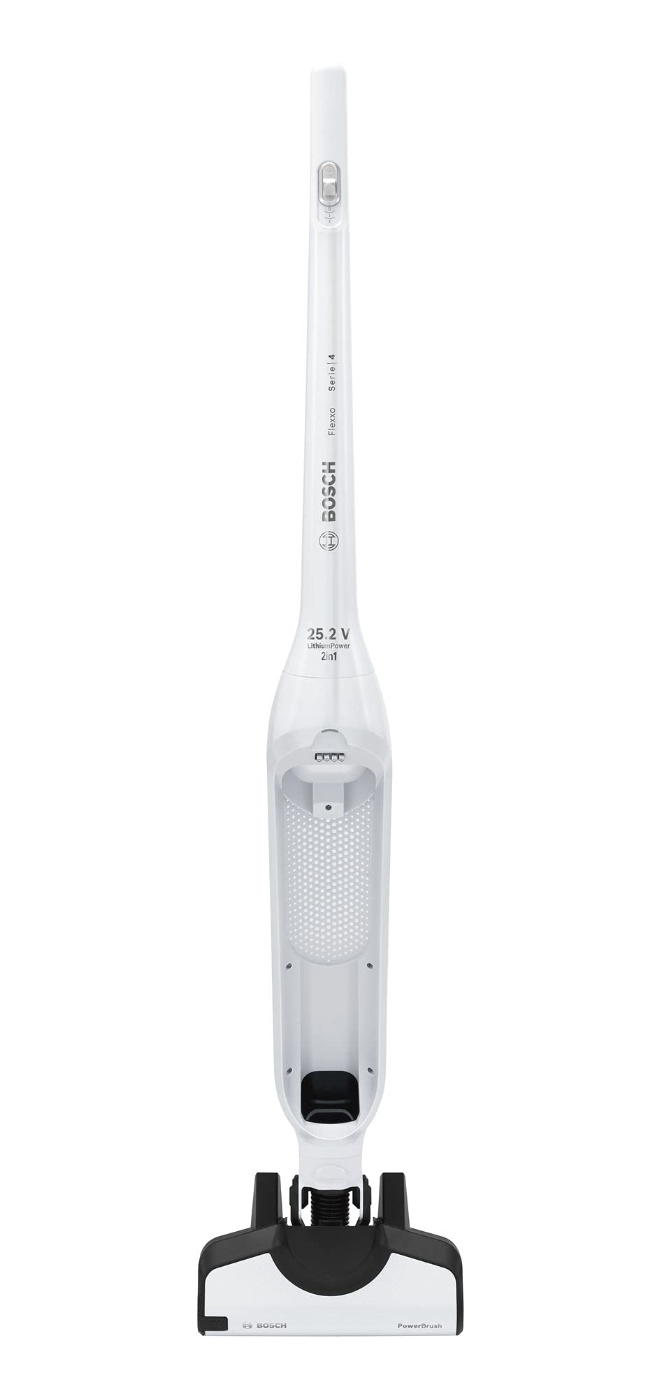 Bosch Flexxo Serie | 4 BBH32551 - Aspirador sin cable y de mano, de 25.2V con accesorios integrados, color blanco