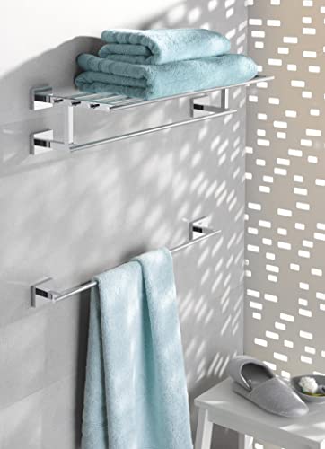 Grohe Start Cube QuickFix - Barra para toallas múltiple, cromo, para atornillar con QuickScrew, no pegamento, ref. 41099000