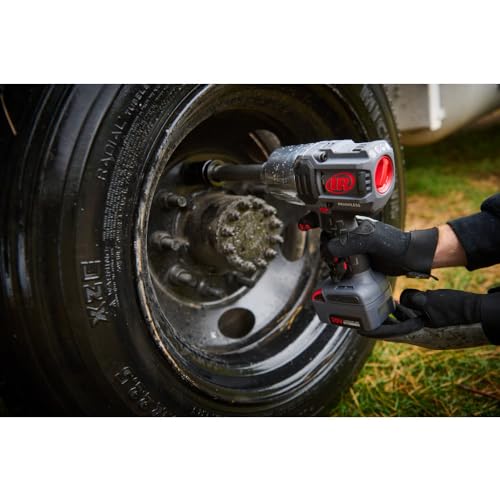 Ingersoll-Rand W8591-K2-EU Llave de Impacto Inalámbrica de 1" y 20V, Kit con 2 Baterías, 2710 Nm, Enclavija de 6" y Anillo de Fricción con Orificio Pasante