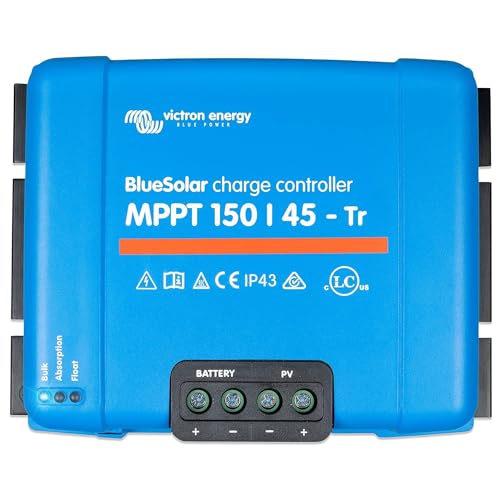 Victron Energy BlueSolar MPPT TR 150V 45amp 12/24/36/48-Volt Controlador de Carga Solar