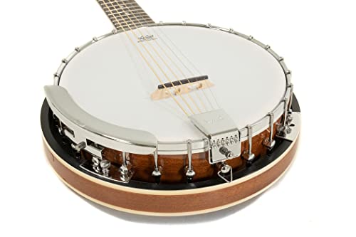 GEWA Banjo Premium 5 cuerdas con maletín y piel REMO