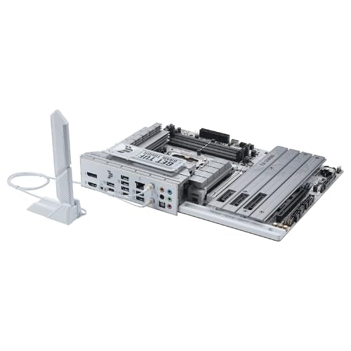 ASUS TUF Gaming Z890-PRO WiFi - Placa Base ATX, 16+1+2+1 (80A) etapas de Potencia, DDR5, PCIe 5.0 Compatible con GPU de última generación, USB4, USB 20 Gbps con Carga rápida PD, Cuatro M.2, Wi-Fi 7