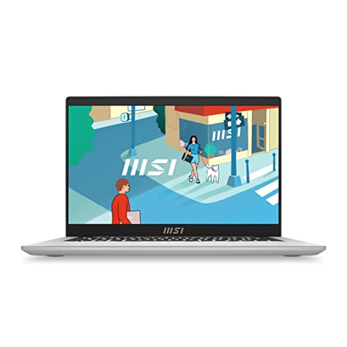MSI Modern 14 C13M-447XES - Ordenador portátil Ultraligero 14" FHD (Raptor Lake i5-1335U, 16 RAM, 512GB SSD, Iris Xe Graphics, Sin Sistema operativo) Urban Silver - Teclado QWERTY español