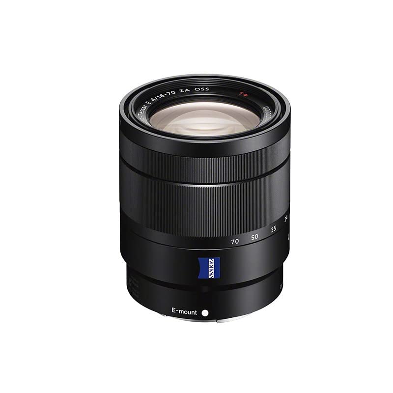 Sony SEL-1670 Vario-Tesslar T* E ZA OSS - Objetivo para Sony/Minolta (distancia focal 16-70mm, apertura f/4, estabilizador de imagen) color negro