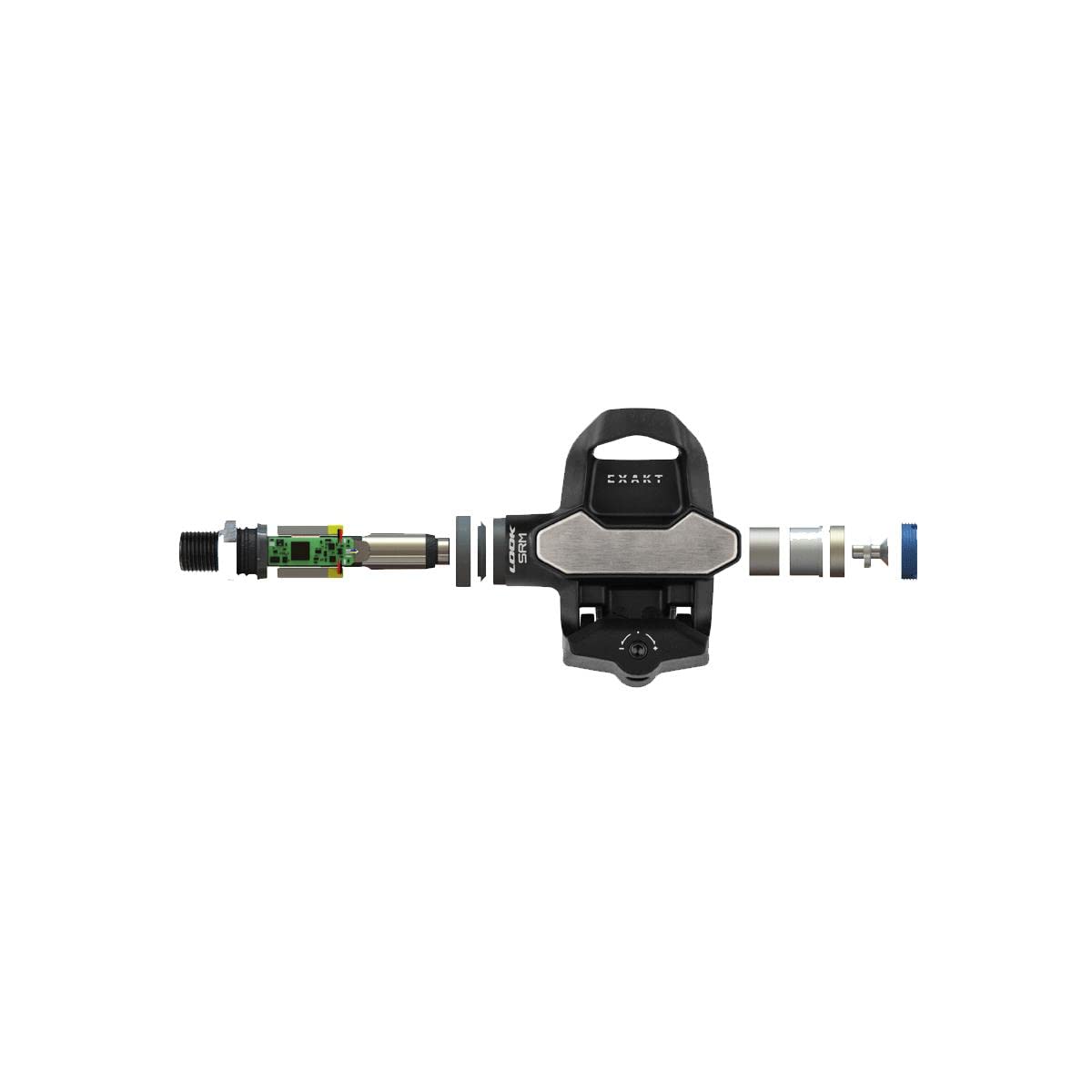 LOOK ACCESSORI Unisex Adulto, Estándar Look Negro, exakt Pedal potenciómetro Individual Cromo molibdeno, Black