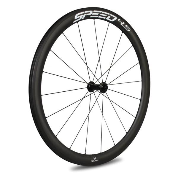 veltec Juego de Ruedas Speed 4.5 19 mm SR Rim Brake QR XDR, Adultos Unisex, Negro/Blanco, 622-19