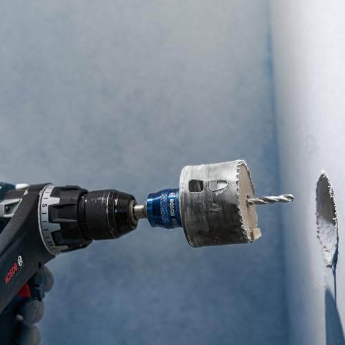 Bosch Juego de 14 sierras perforadoras Pro Multi Material Power Change Plus, estuche transparente para madera blanda, paneles de yeso, diámetro de 20 a 76mm, accesorio profesional, Versión actual