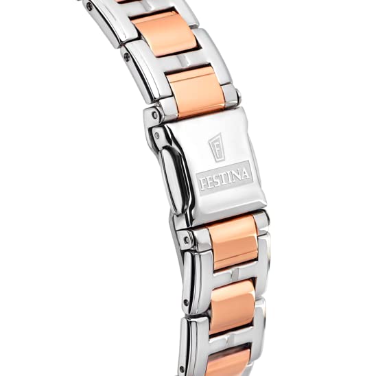 Reloj FESTINA para Mujer F20403/1 Boyfriend Collection Caja de Acero Inoxidable 316l Gris Plata Correa de Acero Inoxidable 316l Gris Plata