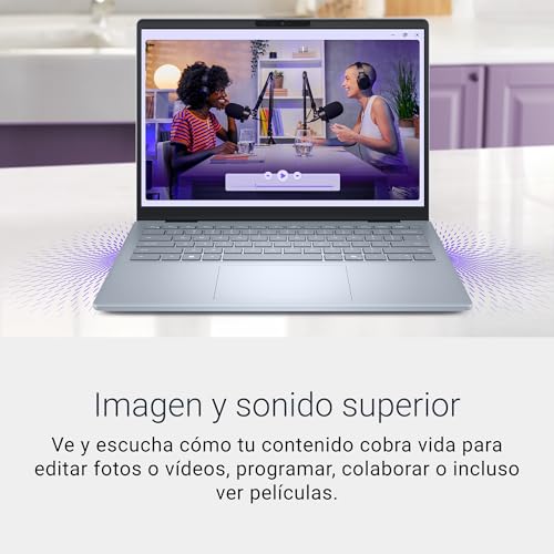 Dell 14 Plus Copilot+ DB14250 Ordenador portátil – 14" 2.5K 16:10 (2560x1600), Intel Core Ultra 7 Series 2, Intel ARC, 32 GB RAM, 1 TB SSD, Windows 11 Pro, Teclado retroiluminado QWERTY, Ice Blue