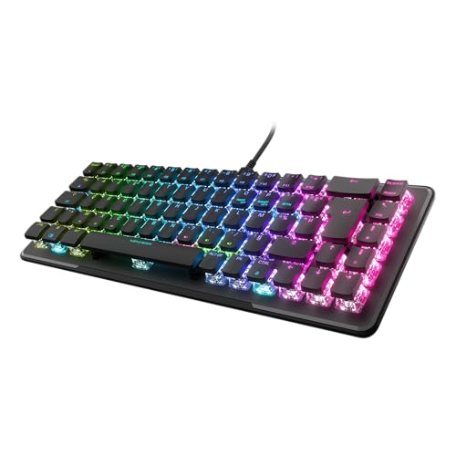 Turtle Beach Vulcan II Mini - Teclado óptico para Juegos 65% con iluminación RGB Personalizable, tecnología de duplicación de Botones, Placa de Aluminio - Negro