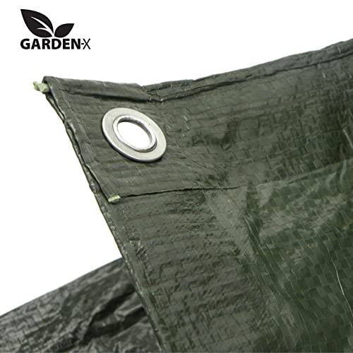 GARDENIX Lona Protectora Multiusos (90 g/m², 12 x 15 m), Color Verde