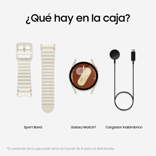 Samsung Galaxy Watch7 - LTE, Smartwatch 40mm, Control de Salud, Seguimiento Deportivo, Color Beige, Garantía 3 Años + 1 año Extra (Versión española)