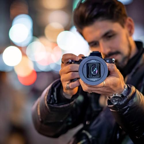 SIRUI Lente Anamórfica F1.8 de 50mm con Montura M4/3 para Montaje Micro APS-C, Lente de M43 para Olympus y Panasonic - SR-MEK7M