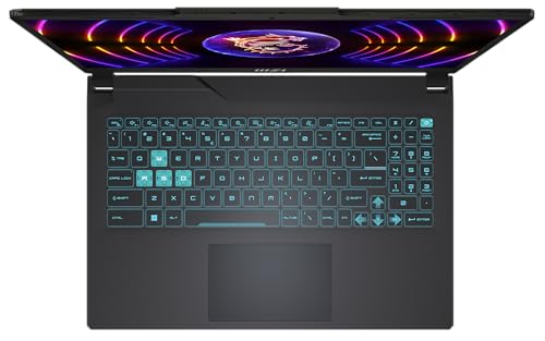 MSI Cyborg 15 - Ordenador portátil para Juegos, 15,6", Full HD 144Hz, Intel Core i5-13420H, NVIDIA GeForce RTX 4050, 16GB DDR5, SSD 512GB, Windows 11 Home, Teclado QWERTZ, A13VE-863, Negro