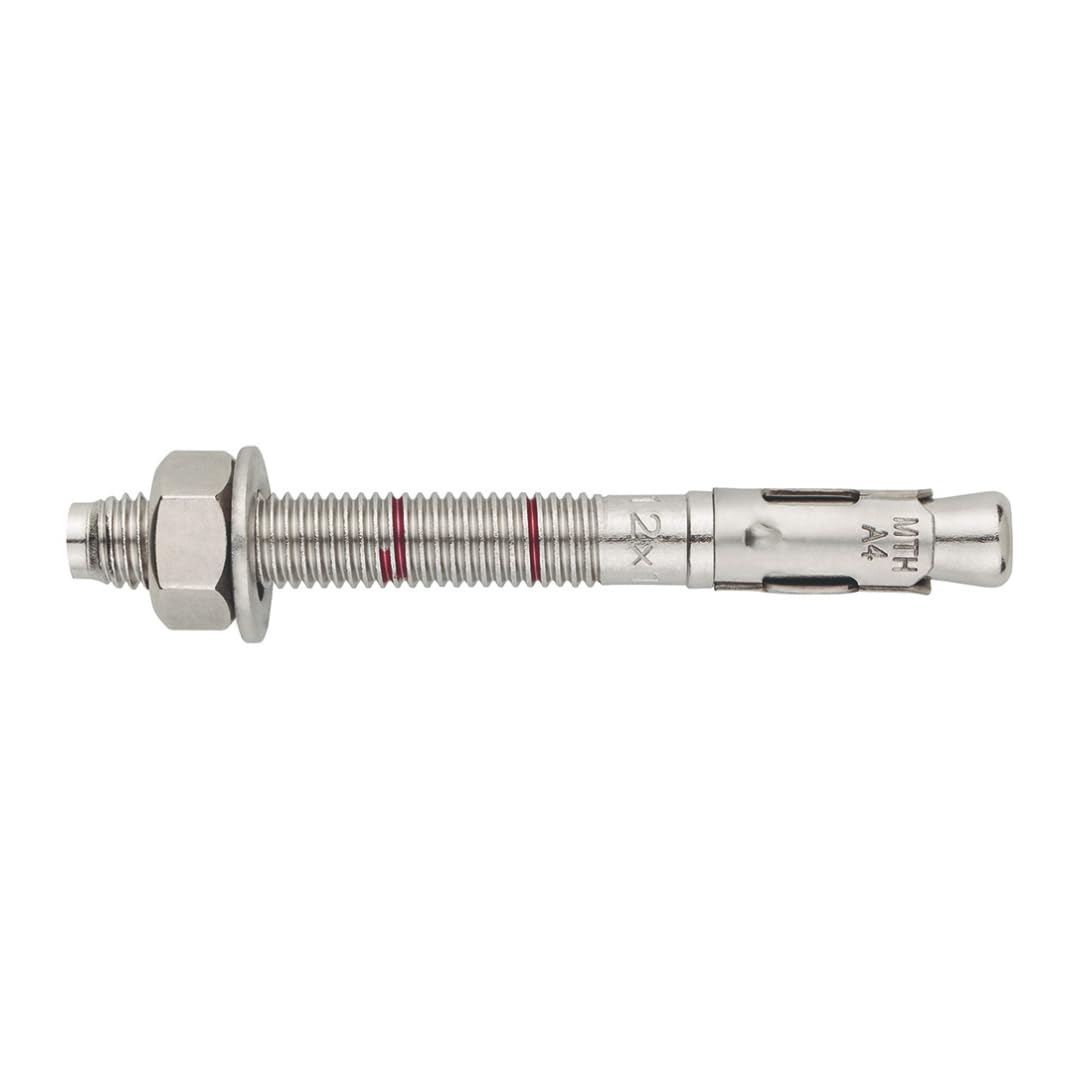 Anclaje macho para cargas altas en hormigón no fisurado Homologado ETE Opción 7. Eje Inoxidable A4. Clip Inoxidable A4. - MEDIDA: M10 x 90 Ø10 - Unid: 100