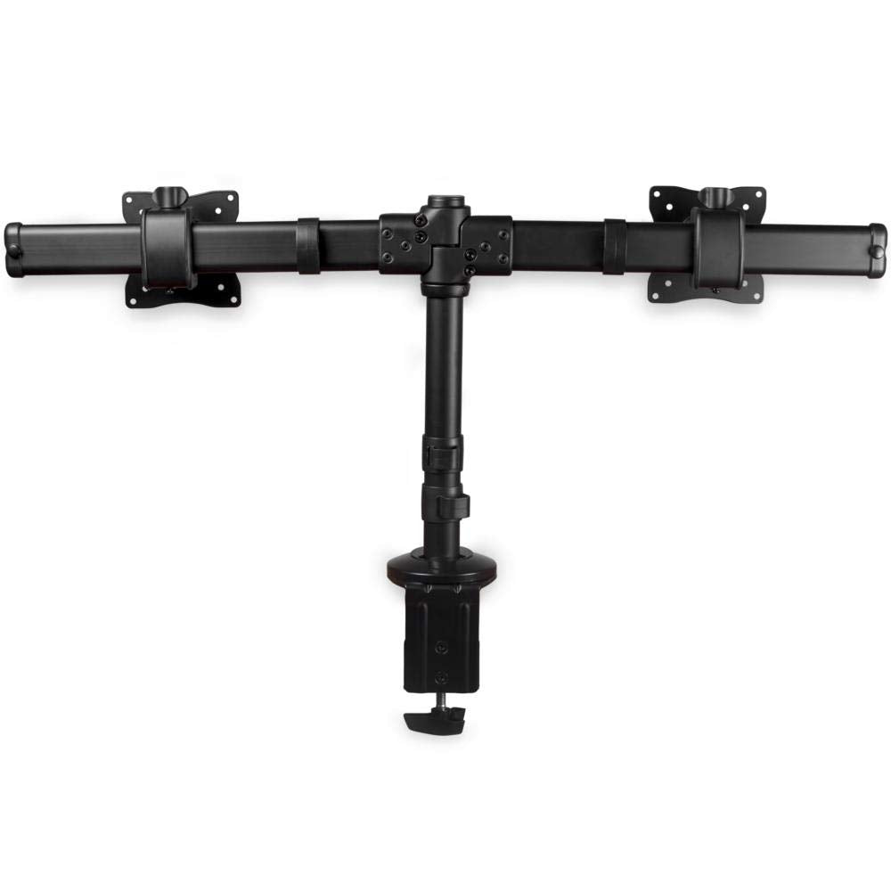 StarTech.com Brazo para Escritorio de Dos Monitores - con Barra Horizontal - Soporte de Mordaza/Ojal para Escritorio