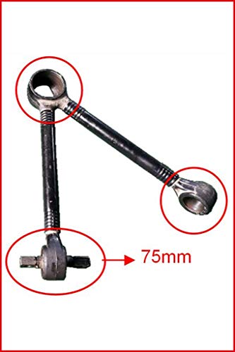 KS Tools 460.4160 Juego de casquillos de eje trapezoidal, Ø 75 mm para DAF, 8 pzs