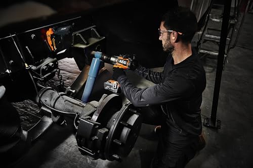 AEG - Aprietatuercas de impacto 18 V BRUSHLESS, 1220 Nm en apriete, 1627 Nm en aflojamiento, 3 modos + autostop, cuadrado 1/2", (sin bate. ni cargador) - BSS18HTF12BL-0