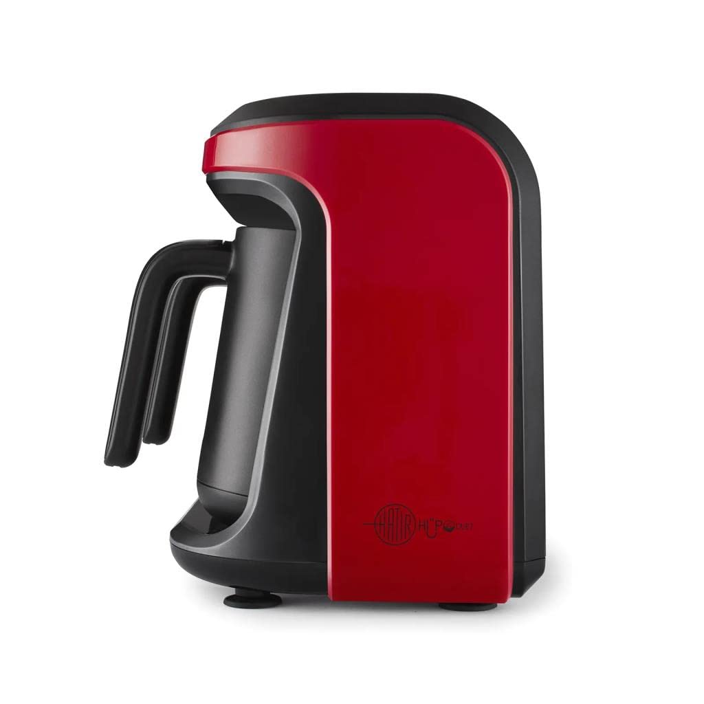 Karaca Hatır Hüps Duet Cafetera turca Rojo 1400 W Cafetera turca Simple Cafetera tradicional
