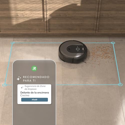 iRobot Roomba Combo i8 Robot Aspirador y Friegasuelos 2 en 1 Cepillos Goma antienredos Ideal Mascotas Mapeo avanzado y selección Zonas Navegación Inteligente Recarga y reanuda Control por Voz y App.