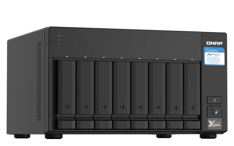 QNAP TS-832PX-4G Serveur NAS 8 Baies