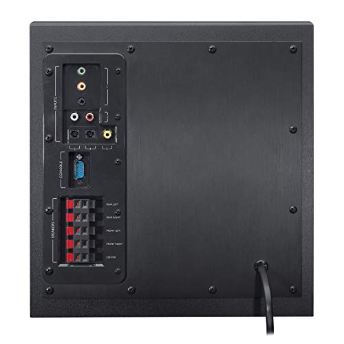 Logitech Z906 5.1 Sistema de Altavoces Sonido Envolvente THX, Certificado Dolby and DTS, 1000 W de Pico, Multi-Dispositivos, Entradas Audio Múltiples, Enchufe UK, PC/PS4/Xbox/TV, Color Negro