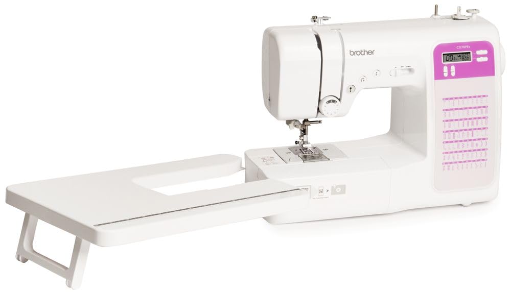 Brother CX70PES (Nuevo Modelo) Máquina de coser electrónica con 70 puntadas + Mesa y Bolso incluidos