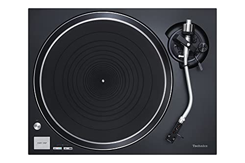 Technics SL-100 Tocadiscos Premium de Tracción Directa (Elevación Automática de la Aguja, Diseño Elegante y Clásico, Tocadiscos para DJ), Negro