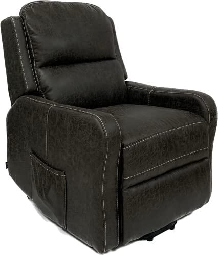 Astan Hogar Sillón Relax con Función Auto-Ayuda (Levanta Personas), Reclinación Eléctrica, Masaje Y Termoterapia, Modelo Zima Lift Up AH-AR10200ST
