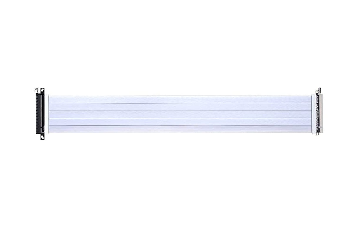Lian Li Cable elevador PCI-e 4.0 de 600 mm, color blanco, PW-PCI-4-60W