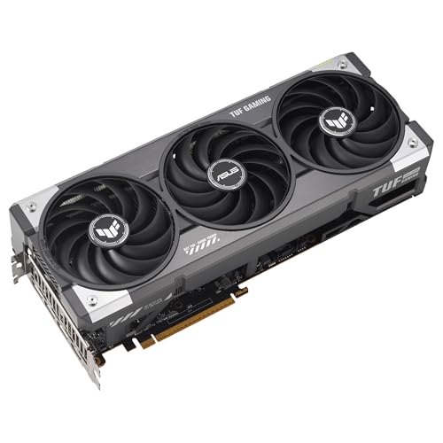ASUS TUF Gaming Radeon RX 9070 XT OC Edition 16GB GDDR6, Tarjeta gráfica Gaming (PCIe 5.0, 16GB GDDR6, HDMI/DP 2.1, 3.125 Ranuras, Grado Militar, Revestimiento PCB, Ventiladores axial-Tech)
