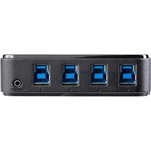 StarTech.com Switch Conmutador USB 3.0 4x4 para Compartir Dispositivos Periféricos