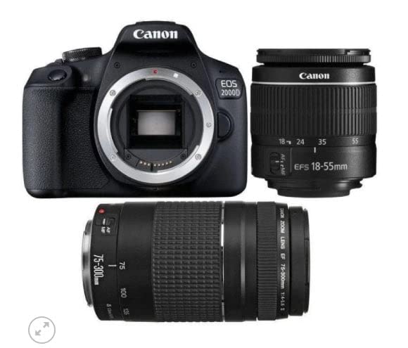 Canon Cámara réflex., Negro, Full-Size