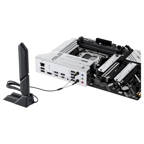 ASUS Prime X870-P WiFi - Placa Base AMD ATX, 14+2+1(80A) etapas de Potencia, PCIe 5.0 x16 Compatible con GPU de última generación, 4X M.2, DDR5, WiFi 7, Q-Antenna