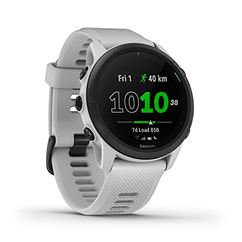 Garmin Forerunner 745, Reloj Inteligente para Correr con GPS, Métricas avanzadas, Garmin Pay, Autonomía de hasta 7 Días, Blanco