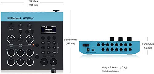 Módulo de disparador profesional Roland TM-6 Pro para batería híbrida — 500 sonidos sampleados prémium